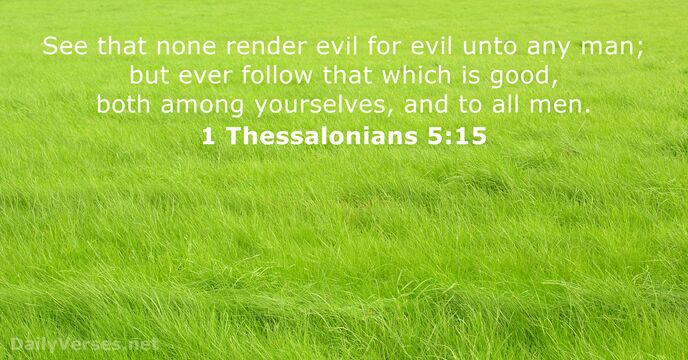 1 Thessalonians 5:15