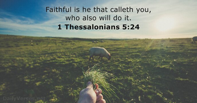 1 Thessalonians 5:24