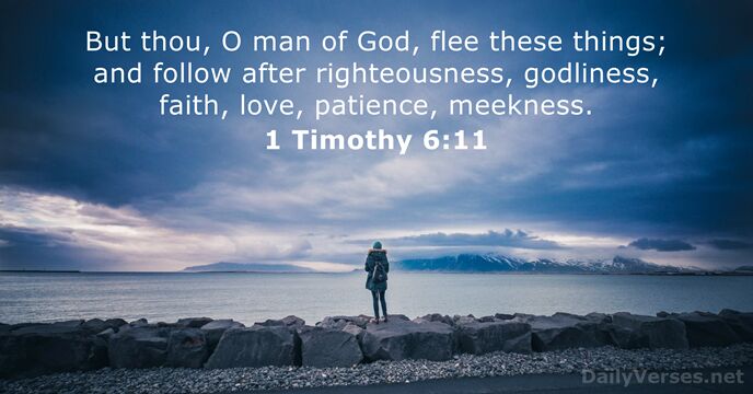 1 Timothy 6:11