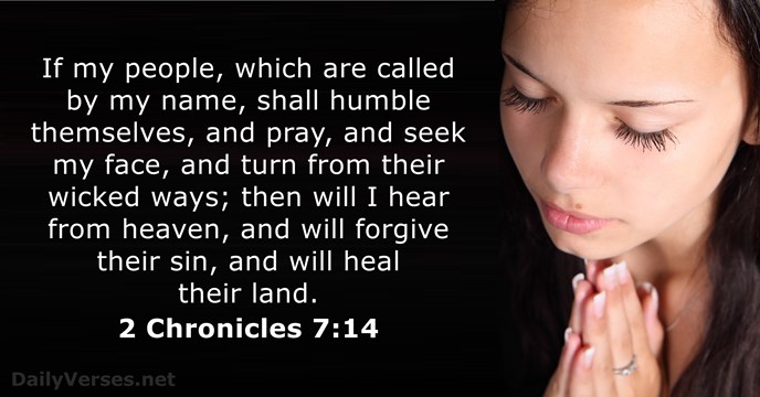 2 Chronicles 714 Kjv Bible Verse Of The Day