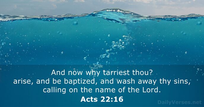 Acts 22:16