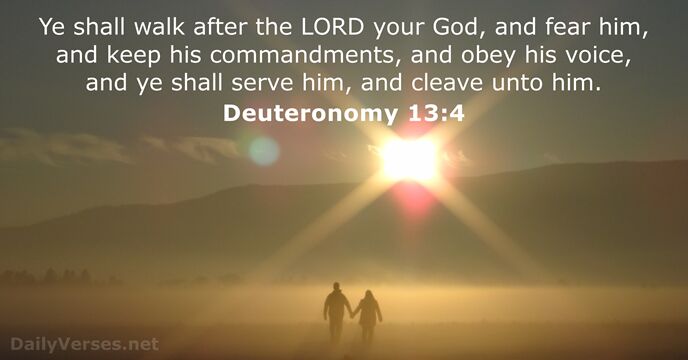 Deuteronomy 13:4