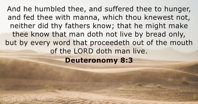 deuteronomy 8 1-18 kjv