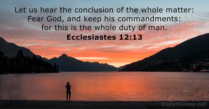 Ecclesiastes 12:13