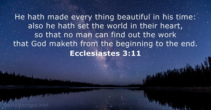 Ecclesiastes 3:11