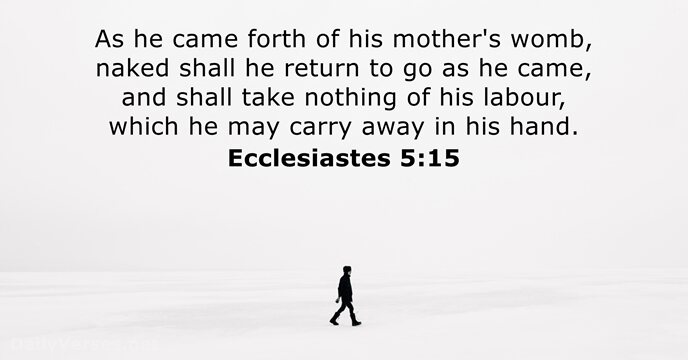 Ecclesiastes 5:15