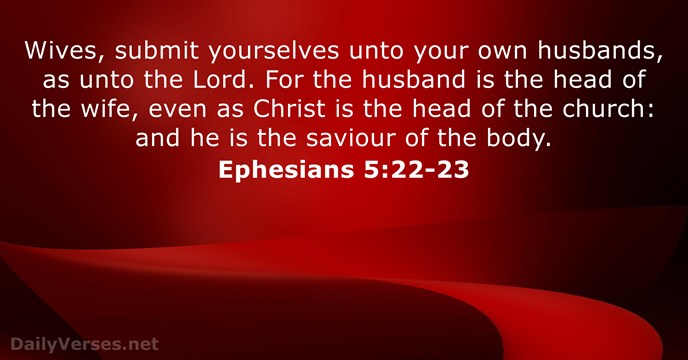 Ephesians 5:22-23