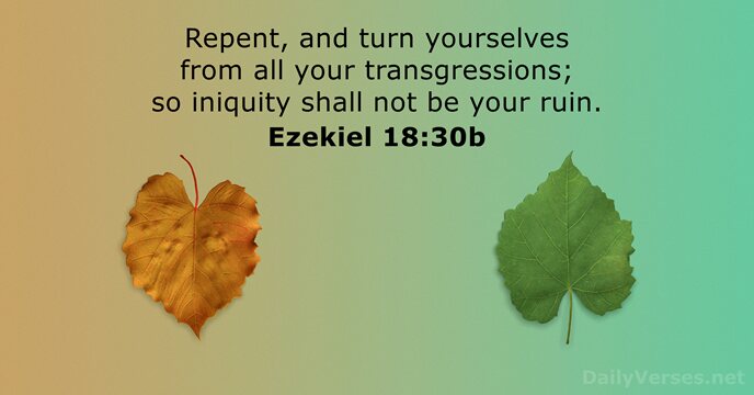 Ezekiel 18:30b