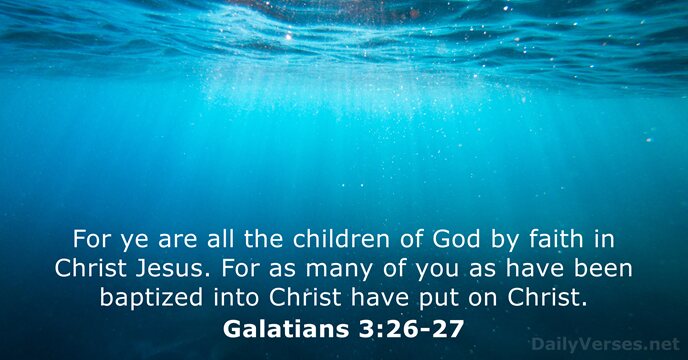 Galatians 3:26-27