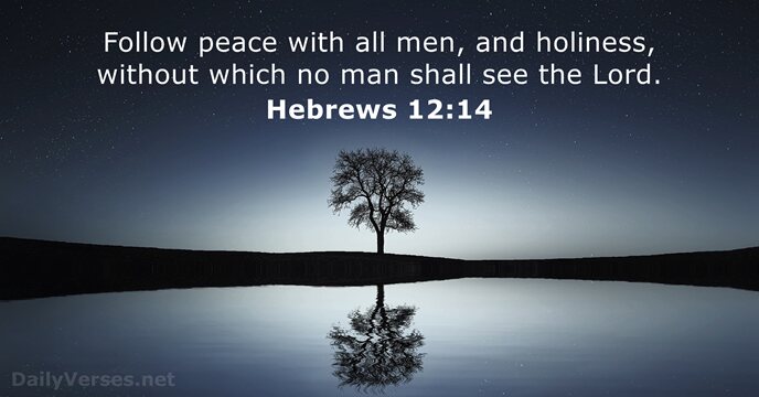 Hebrews 12:14