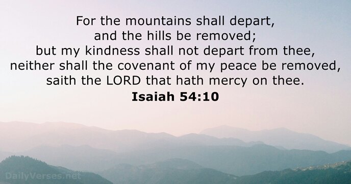 Isaiah 54:10