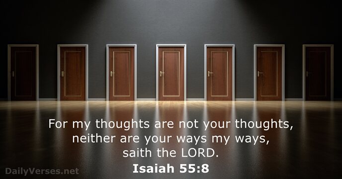 Isaiah 55:8