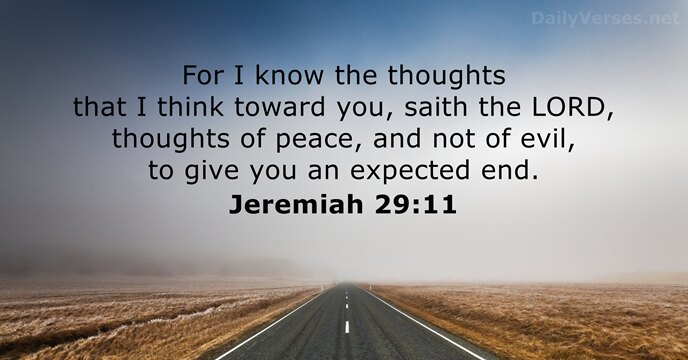 Jeremiah 29:11