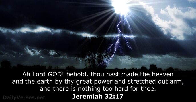 Jeremiah 32:17