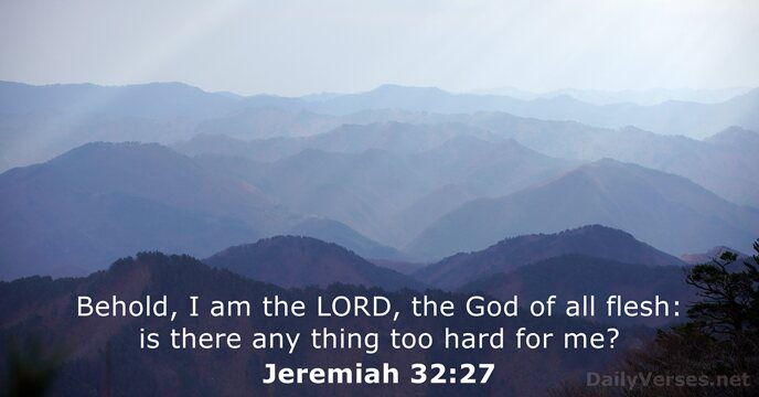 Jeremiah 32:27