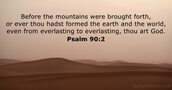 Psalms 90:2