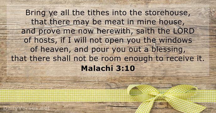 Malachi 3:10