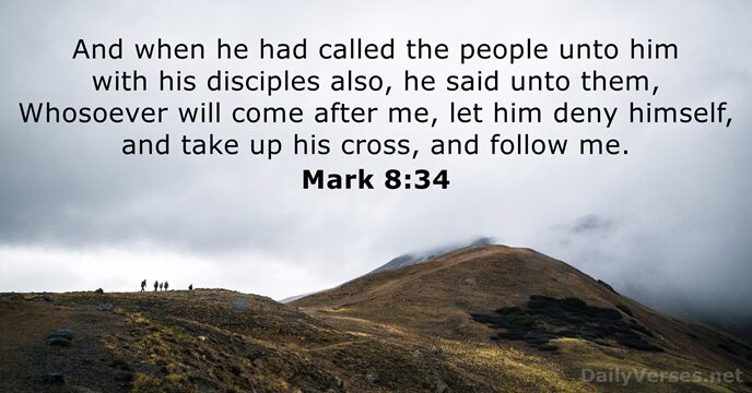 Mark 8:34