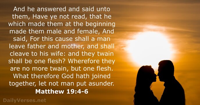 What Does God Say About Marriage