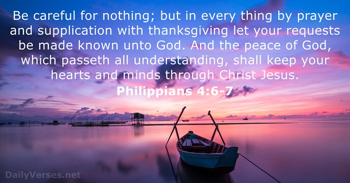 Philippians 4:6-7