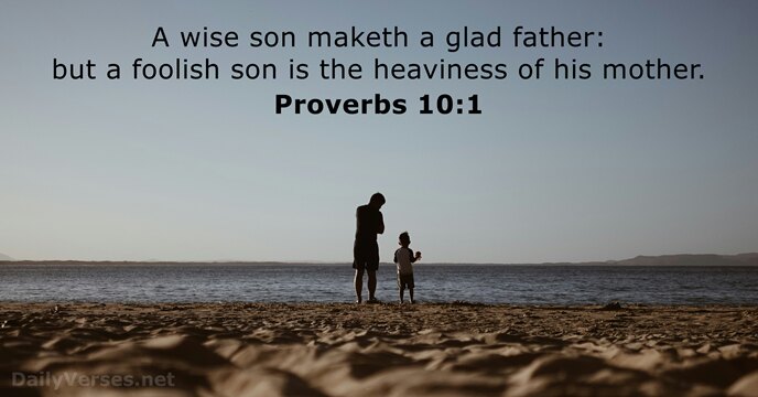 Proverbs 10:1