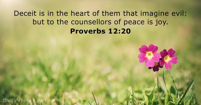 Proverbs 12:20