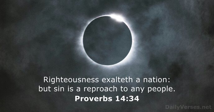 Proverbs 14:34