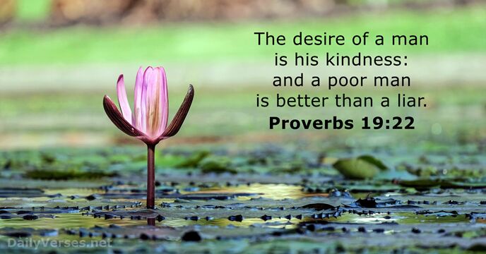 Proverbs 19:22