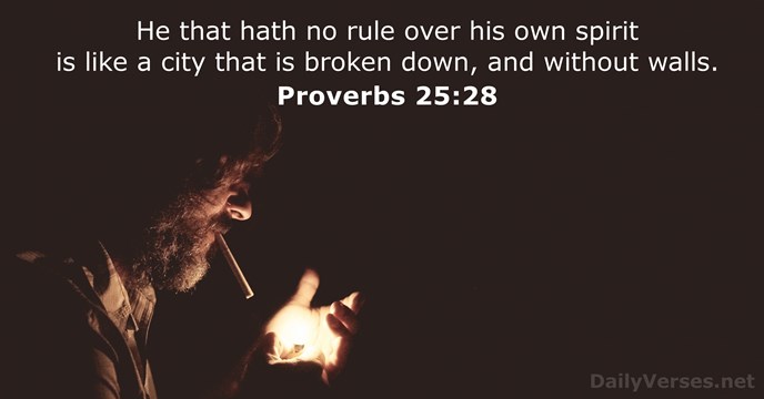 Bible Verses About Self Control Kjv Dailyverses Net