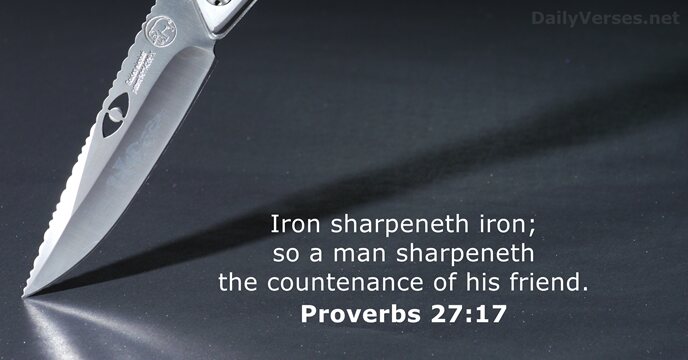 Proverbs 27:17