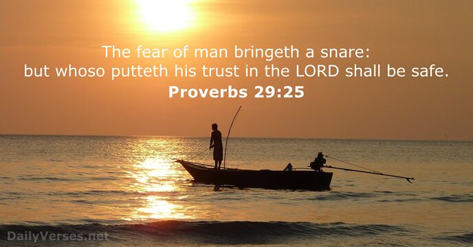 Proverbs 29:25