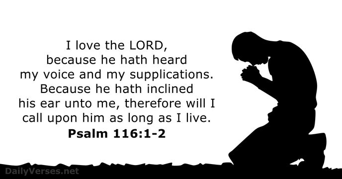 Psalm 116:1-2