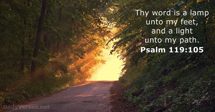 Psalm 119 105 Message