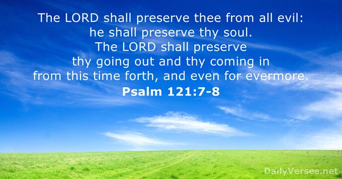 Psalm 121 7 8 Bible Verse KJV DailyVerses