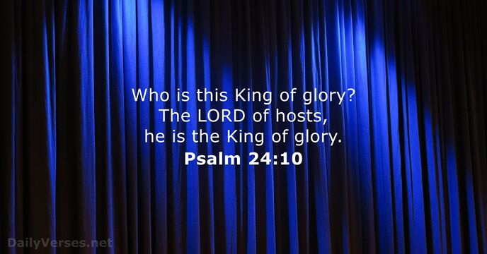 Psalm 24 10 Bible Verse KJV DailyVerses