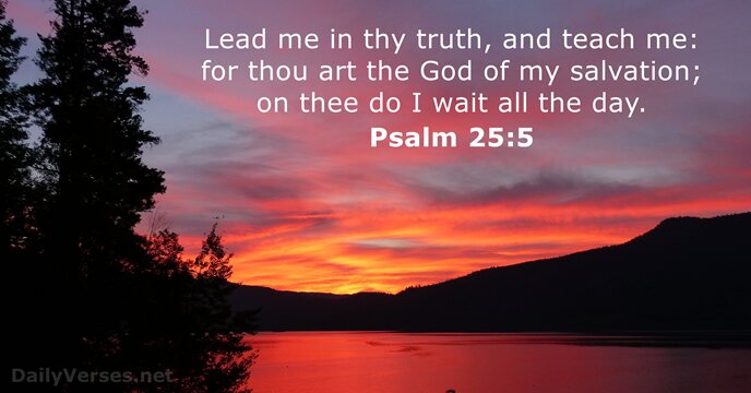 Image result for kjv bible verse images psalm 25:5