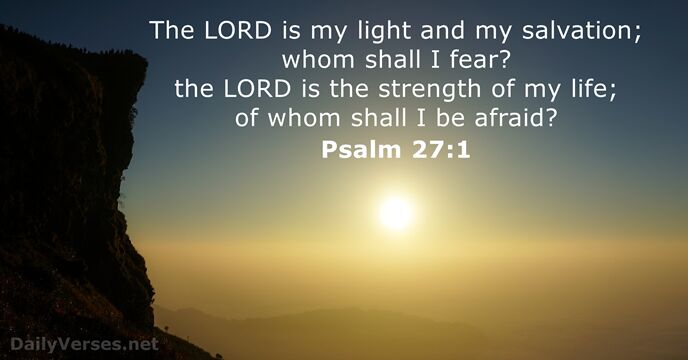 Image result for psalm 27:1 kjv"