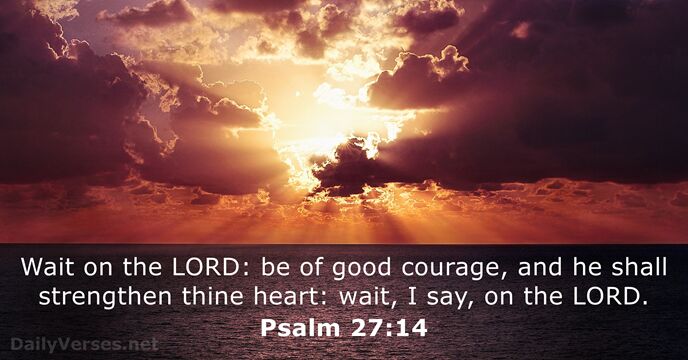 Psalm 27 14 Bible Verse KJV DailyVerses