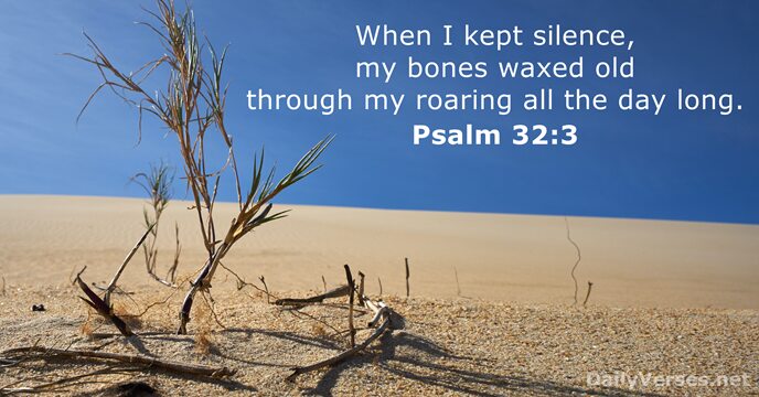 Psalm 32:3