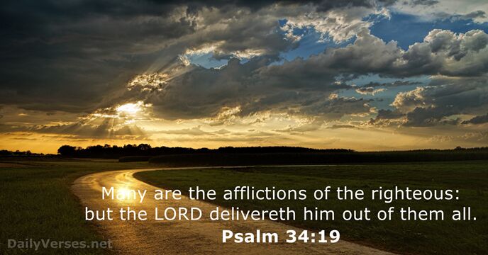 Psalm 34 19 Bible Verse KJV DailyVerses