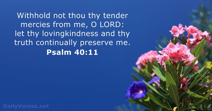 Psalm 40:11
