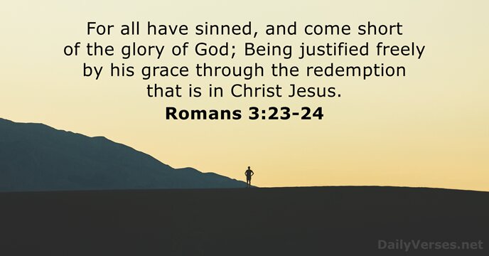 Romans 3:23-24