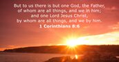 1 Corinthians 8:6