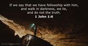 1 John 1:6