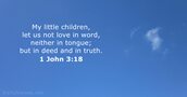 1 John 3:18
