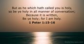 1 Peter 1:15-16