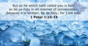 1 Peter 1:15-16