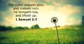 1 Samuel 2:7