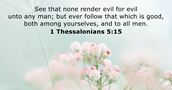 1 Thessalonians 5:15