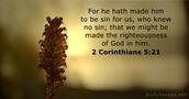 2 Corinthians 5:21
